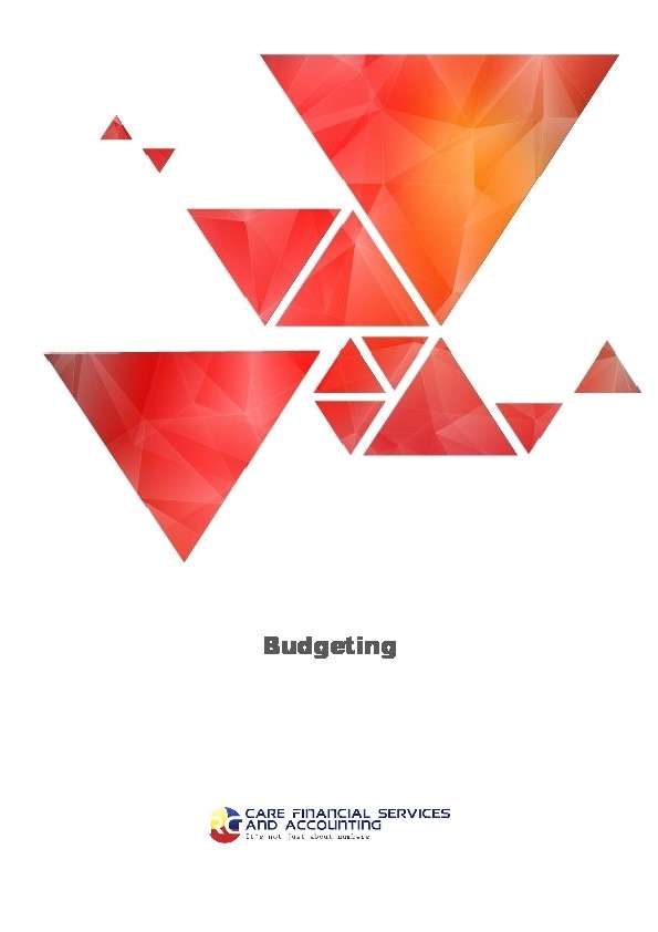 Budgeting